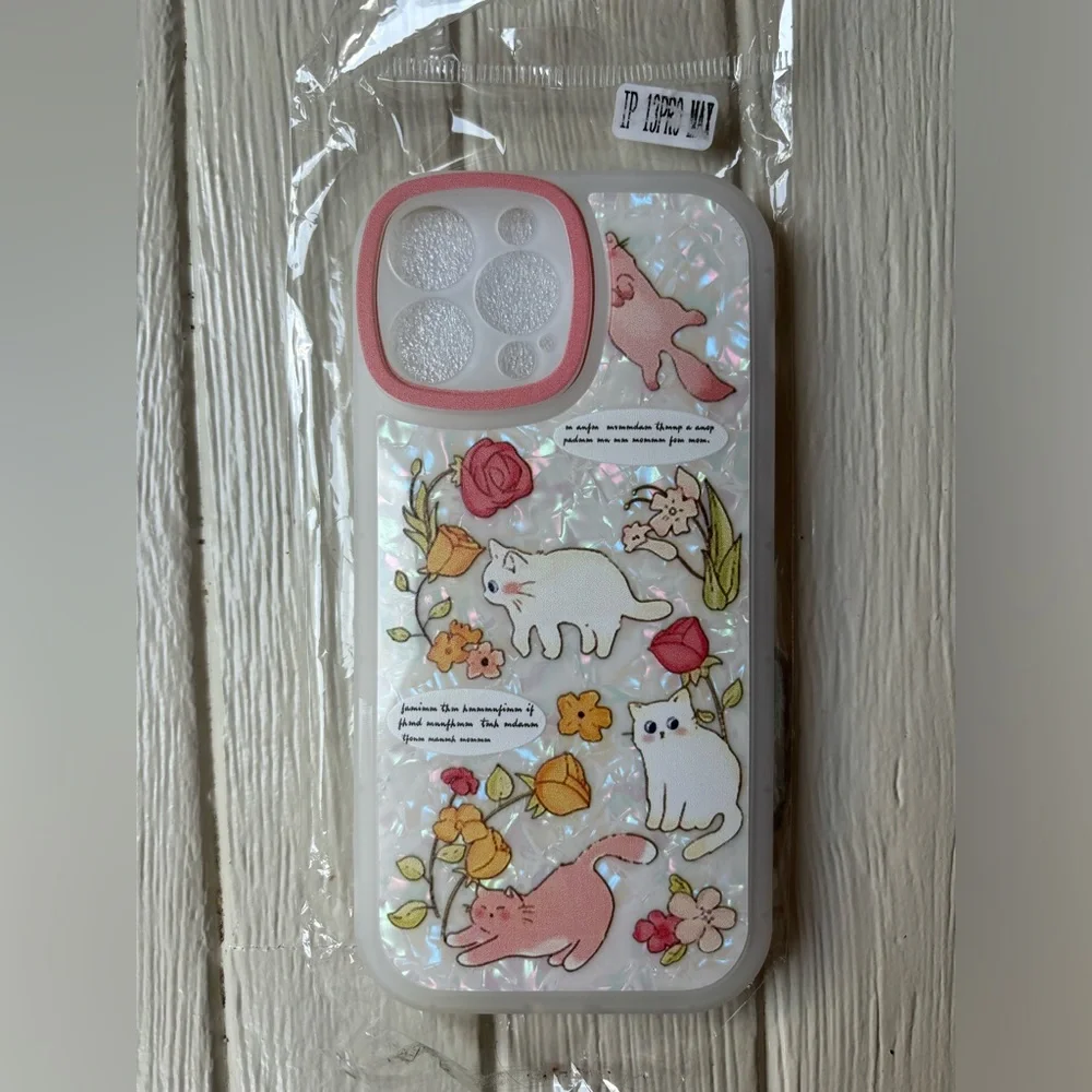 Cell phone case iPhone 13 Pro Max phone case cover cats